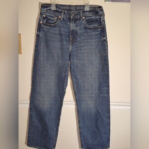 American Eagle Outfitters Men's Blue Loose Jeans